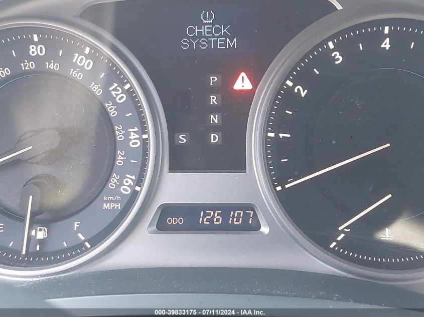 2009 Lexus Is 250 VIN: JTHBK262795107035 Lot: 39833175