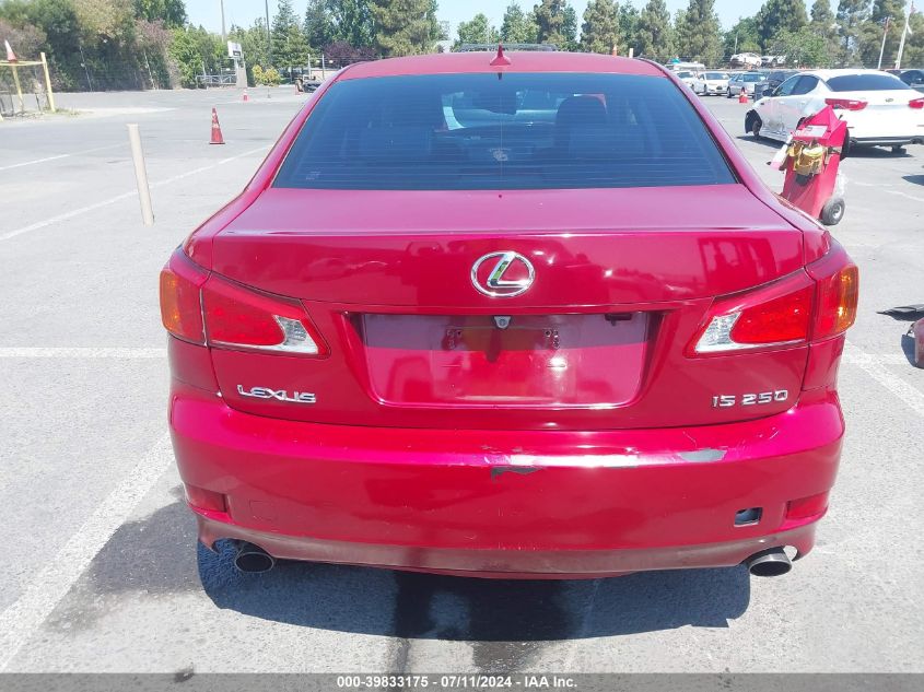 2009 Lexus Is 250 VIN: JTHBK262795107035 Lot: 39833175