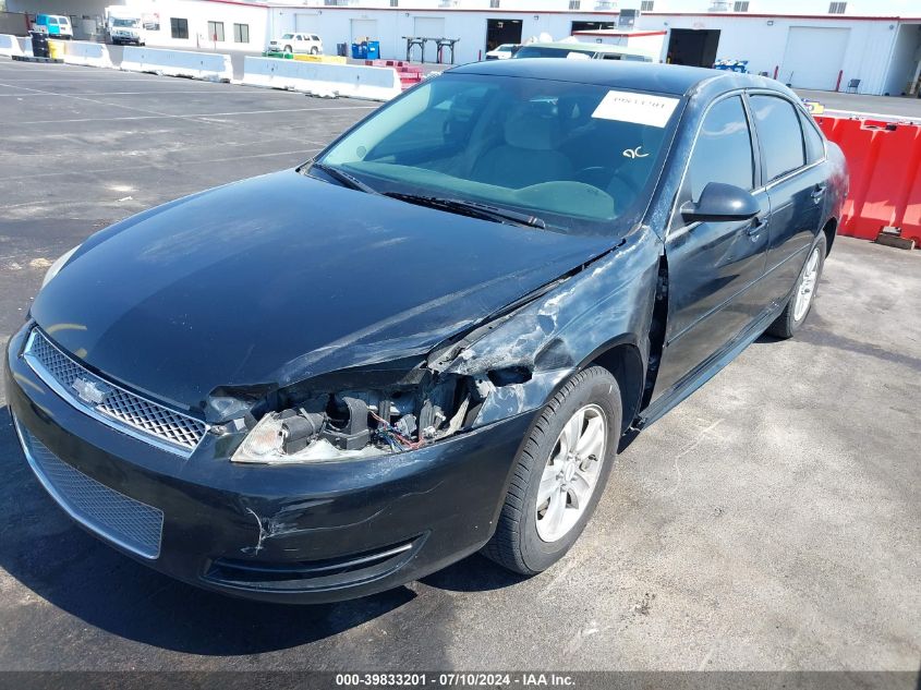 2012 Chevrolet Impala Ls VIN: 2G1WF5E37C1248515 Lot: 39833201