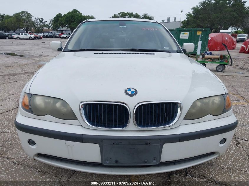 2004 BMW 325I VIN: WBAEV33434KR30795 Lot: 39833211