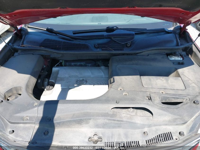 2012 Lexus Rx 350 VIN: 2T2BK1BA4CC143036 Lot: 39833232