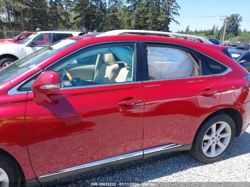 2012 Lexus Rx 350 VIN: 2T2BK1BA4CC143036 Lot: 39833232