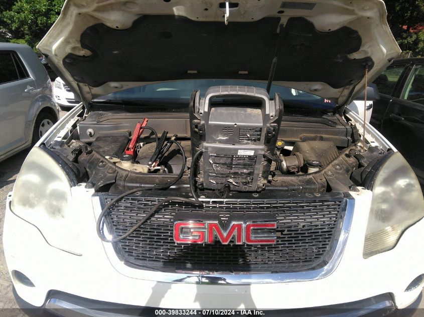 2010 GMC Acadia Sl VIN: 1GKLRKED2AJ144269 Lot: 39833244