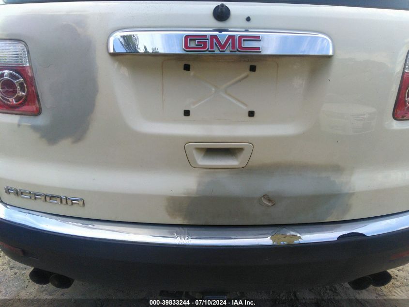 2010 GMC Acadia Sl VIN: 1GKLRKED2AJ144269 Lot: 39833244