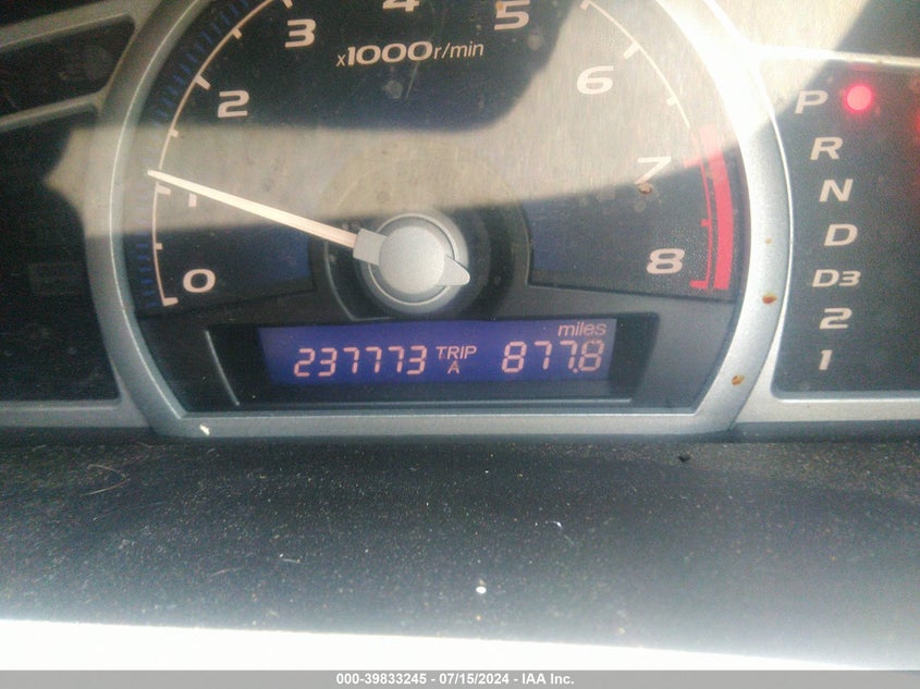 2007 Honda Civic Lx VIN: 2HGFG12637H501629 Lot: 39833245