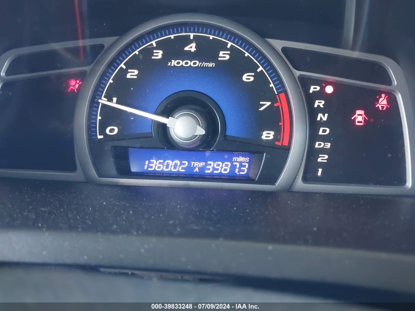 2008 Honda Civic Ex VIN: 2HGFG12858H539379 Lot: 39833248