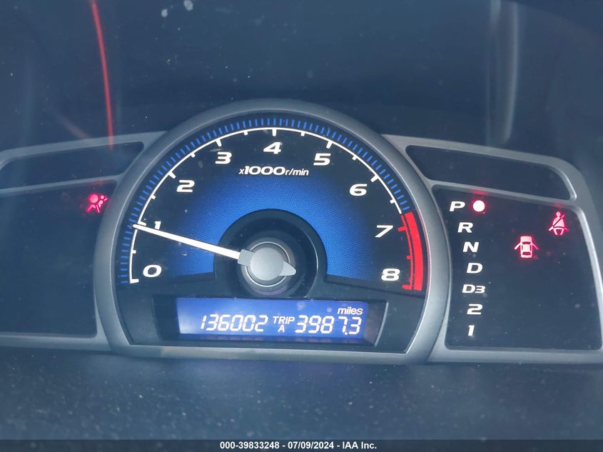 2008 Honda Civic Ex VIN: 2HGFG12858H539379 Lot: 39833248