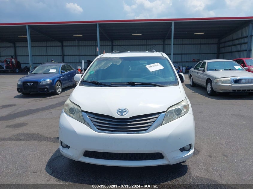 2012 Toyota Sienna Xle V6 8 Passenger VIN: 5TDYK3DC7CS249660 Lot: 39833281