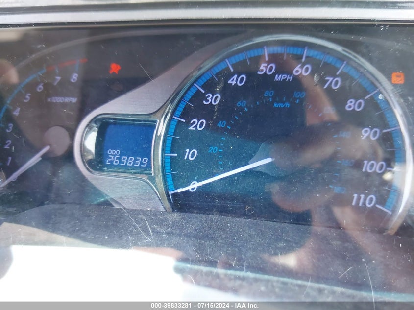 2012 Toyota Sienna Xle V6 8 Passenger VIN: 5TDYK3DC7CS249660 Lot: 39833281