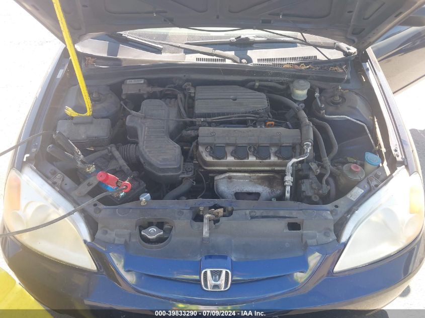 2003 Honda Civic Lx VIN: 1HGEM225X3L001546 Lot: 39833290