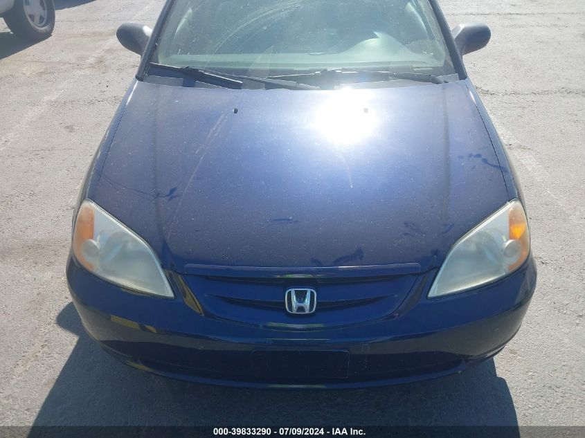 2003 Honda Civic Lx VIN: 1HGEM225X3L001546 Lot: 39833290