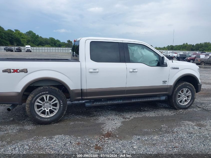 2016 Ford F-150 King Ranch VIN: 1FTEW1EG8GFC68110 Lot: 39833300