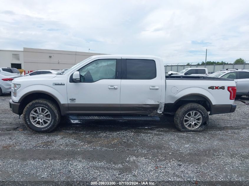 2016 Ford F-150 King Ranch VIN: 1FTEW1EG8GFC68110 Lot: 39833300
