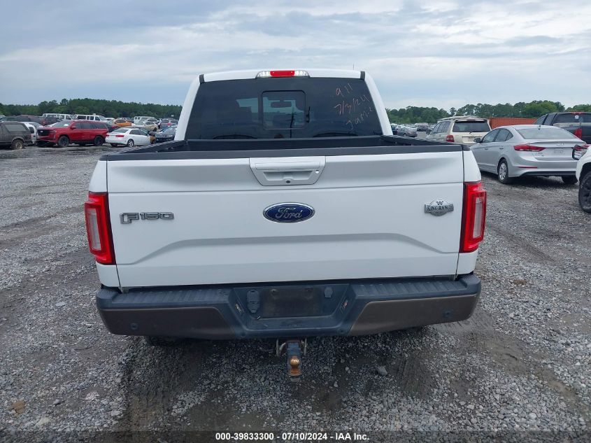 2016 Ford F-150 King Ranch VIN: 1FTEW1EG8GFC68110 Lot: 39833300