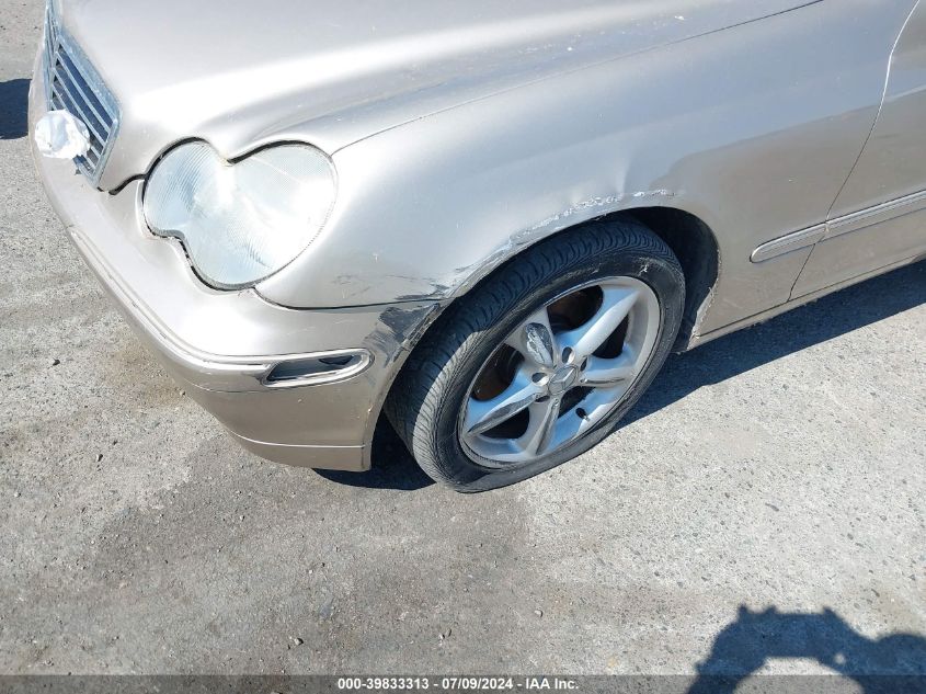 2003 Mercedes-Benz C 320 Sport VIN: WDBRF64JX3F303556 Lot: 39833313