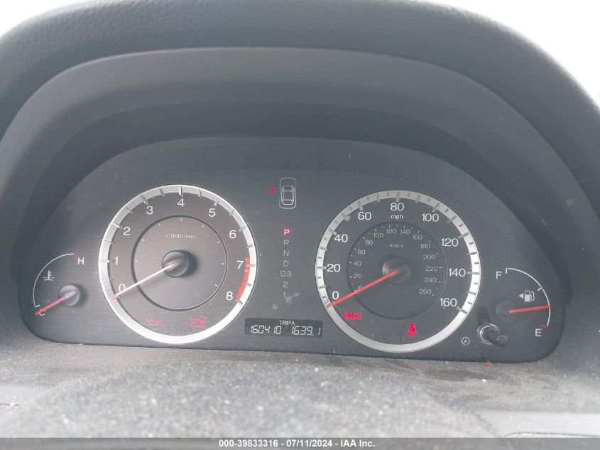 2009 Honda Accord 2.4 Lx-P VIN: 1HGCP26439A088372 Lot: 39833316