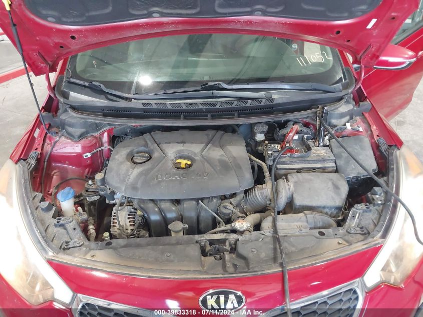 2016 Kia Forte Lx VIN: KNAFX4A64G5536752 Lot: 39833318