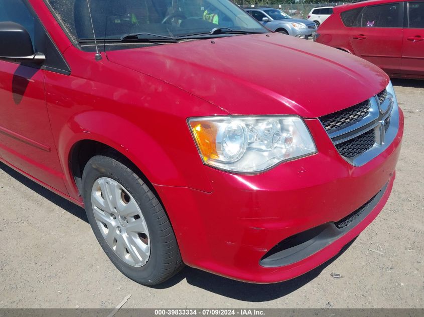 2013 Dodge Grand Caravan Se VIN: 2C4RDGBG8DR817324 Lot: 39833334