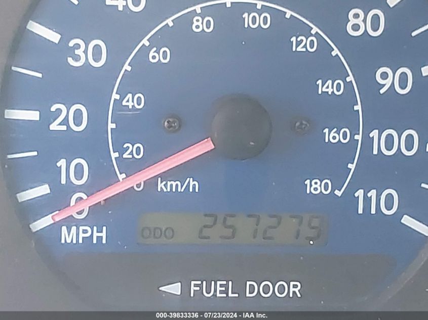 2002 Toyota Sienna Le VIN: 4T3ZF13C32U449737 Lot: 39833336