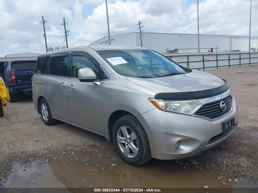 2013 Nissan Quest Sv VIN: JN8AE2KP4D9067153 Lot: 39833344