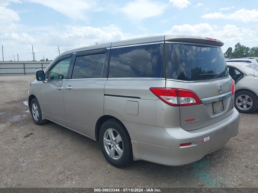 2013 Nissan Quest Sv VIN: JN8AE2KP4D9067153 Lot: 39833344