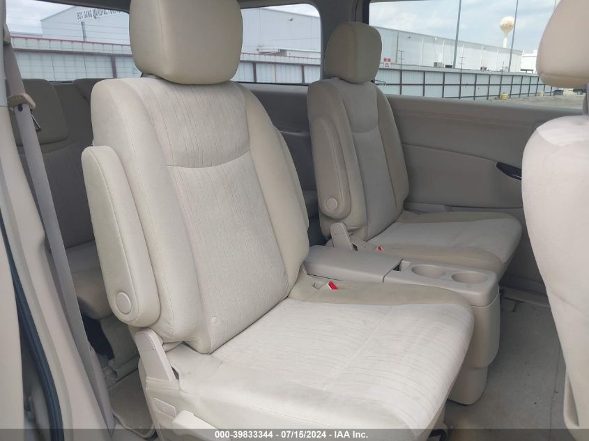 2013 Nissan Quest Sv VIN: JN8AE2KP4D9067153 Lot: 39833344