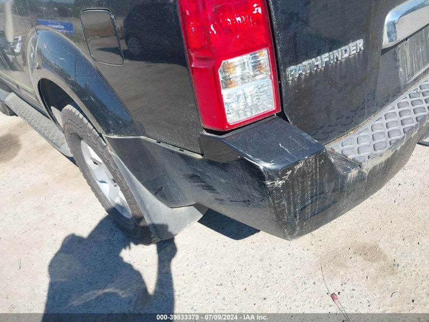 2007 Nissan Pathfinder Se VIN: 5N1AR18W97C640110 Lot: 39833379