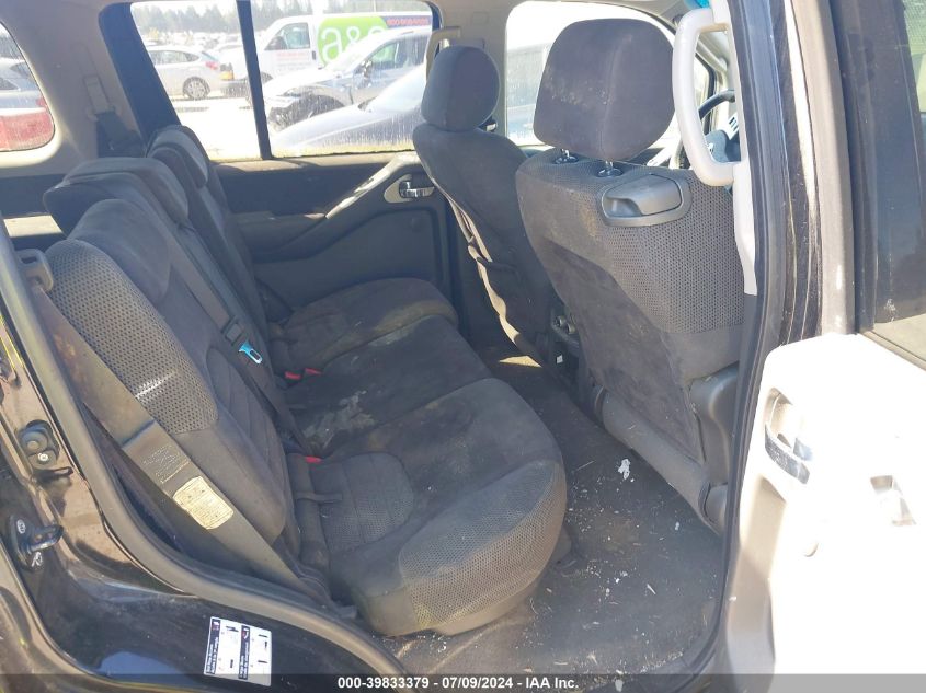 2007 Nissan Pathfinder Se VIN: 5N1AR18W97C640110 Lot: 39833379