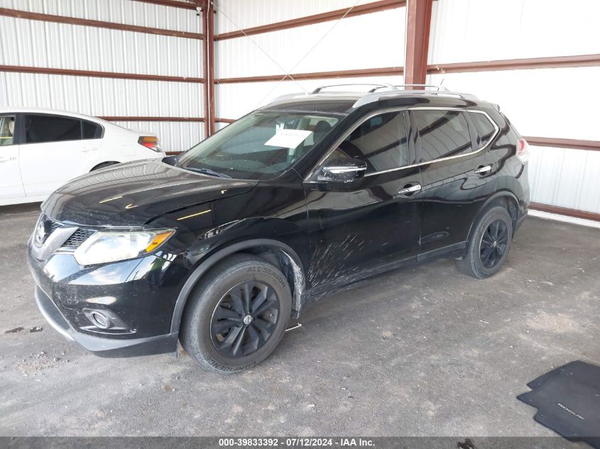 2014 Nissan Rogue Sv VIN: 5N1AT2MTXEC843345 Lot: 39833392