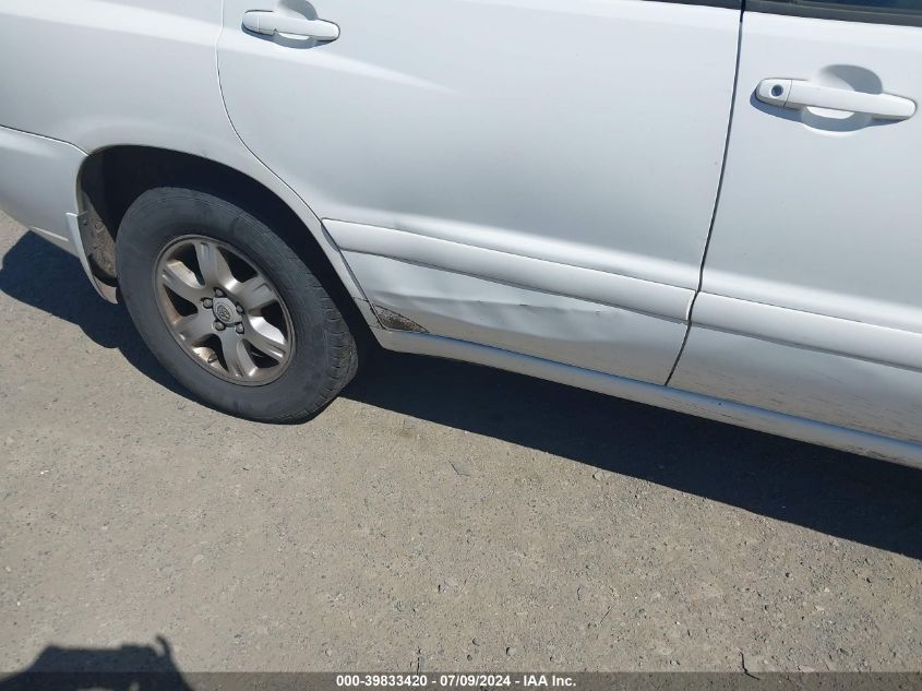 2003 Toyota Highlander Limited V6 VIN: JTEGF21A830108611 Lot: 39833420