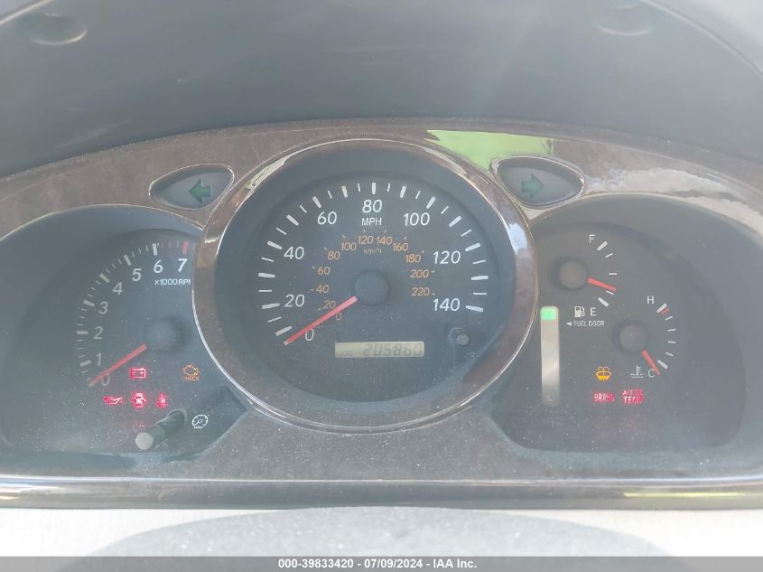 2003 Toyota Highlander Limited V6 VIN: JTEGF21A830108611 Lot: 39833420