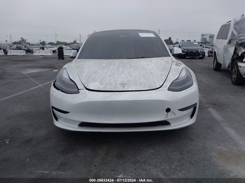 2023 Tesla Model 3 VIN: 5YJ3E1EAXPF653629 Lot: 39833424