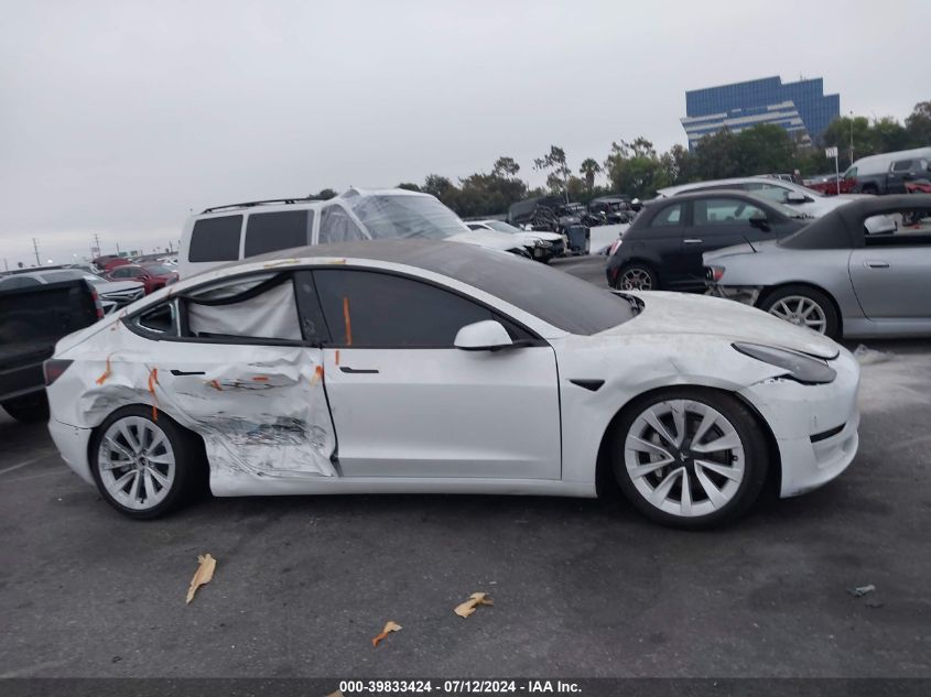 2023 Tesla Model 3 VIN: 5YJ3E1EAXPF653629 Lot: 39833424