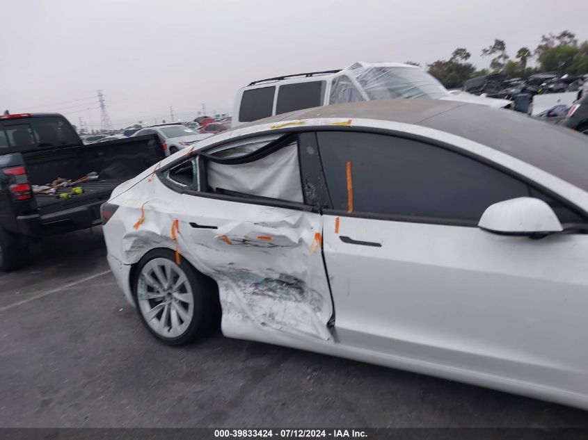 2023 Tesla Model 3 VIN: 5YJ3E1EAXPF653629 Lot: 39833424