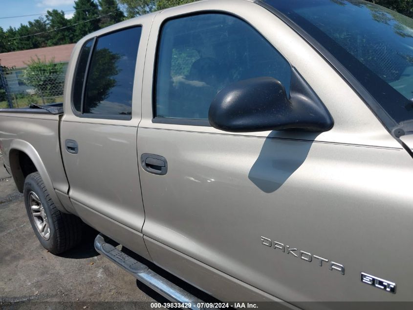 2002 Dodge Dakota Slt VIN: 1B7HG48X92S713297 Lot: 39833429