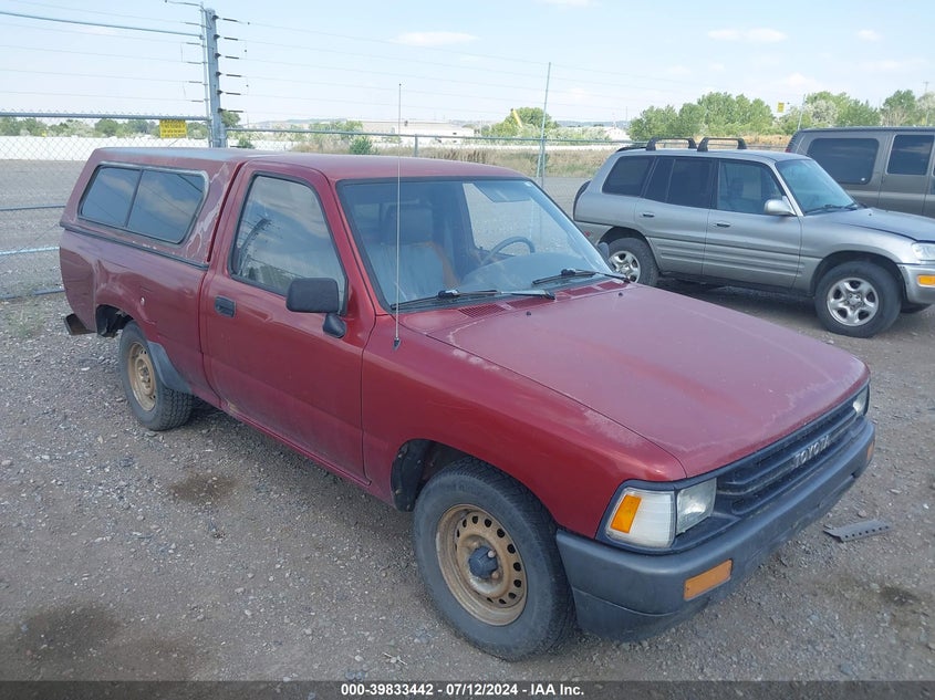 1991 Toyota Pickup 1/2 Ton Short Wheelbase VIN: JT4RN81A6M5125382 Lot: 39833442