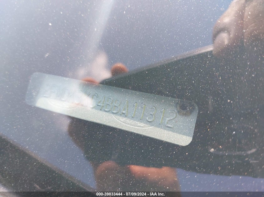 2011 Ford Edge Limited VIN: 2FMDK3KC4BBA11312 Lot: 39833444