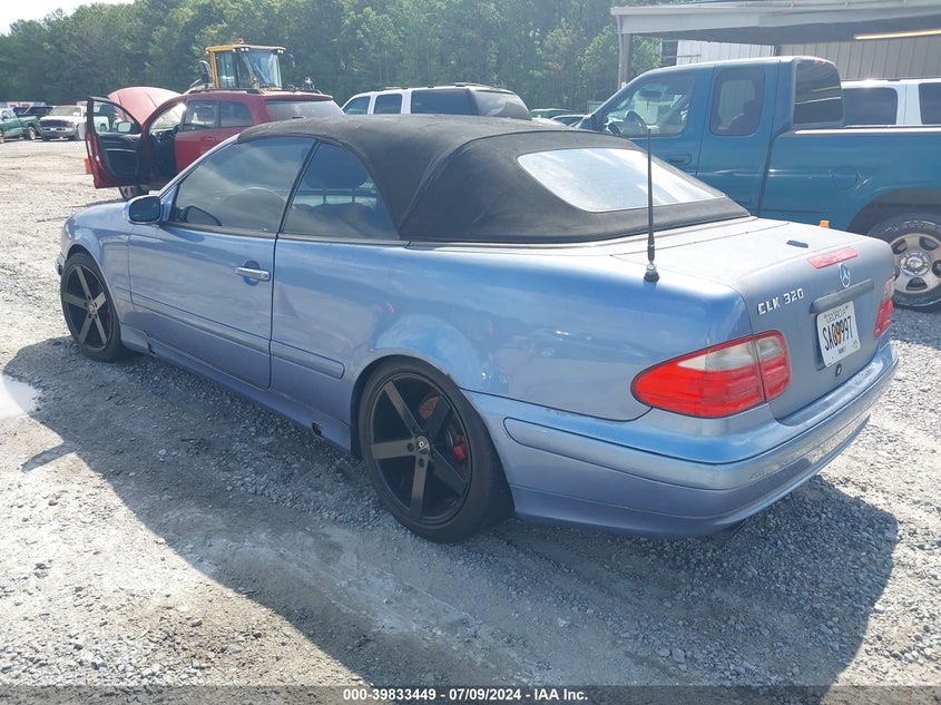 2000 Mercedes-Benz Clk 320 VIN: WDBLK65G7YT046613 Lot: 39833449