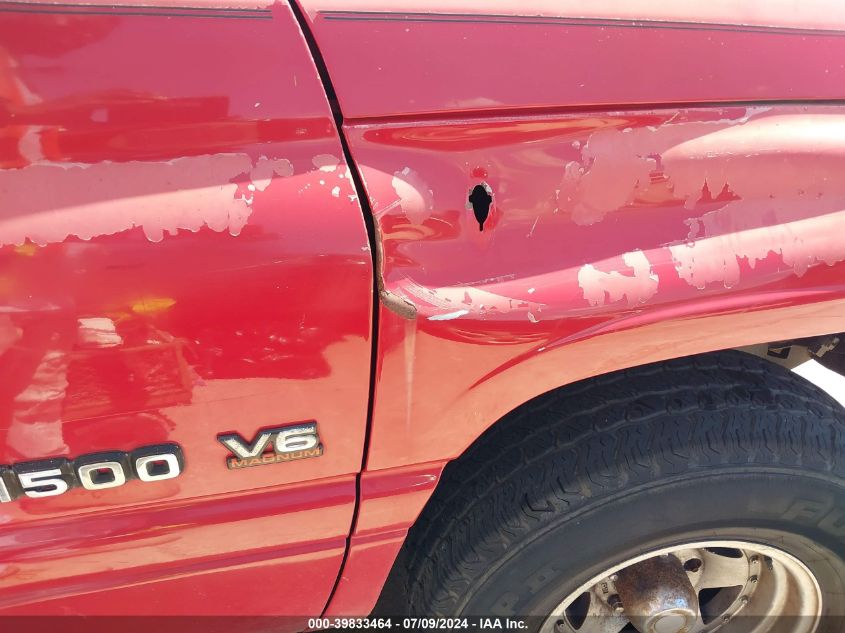 1998 Dodge Ram 1500 St/Ws VIN: 1B7HC16X4WS508473 Lot: 39833464