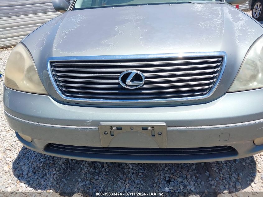 2001 Lexus Ls 430 VIN: JTHBN30F010024606 Lot: 39833474