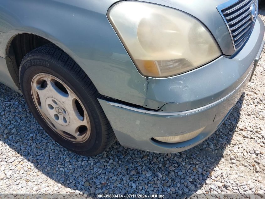 2001 Lexus Ls 430 VIN: JTHBN30F010024606 Lot: 39833474