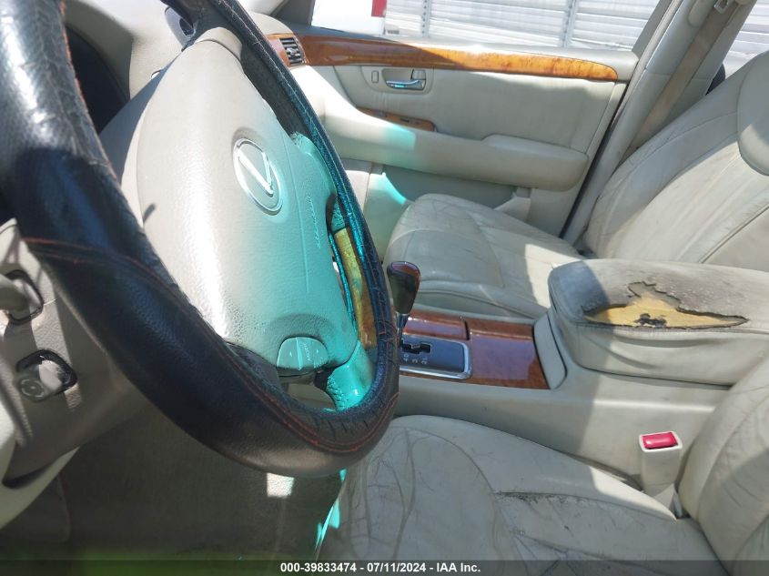 2001 Lexus Ls 430 VIN: JTHBN30F010024606 Lot: 39833474