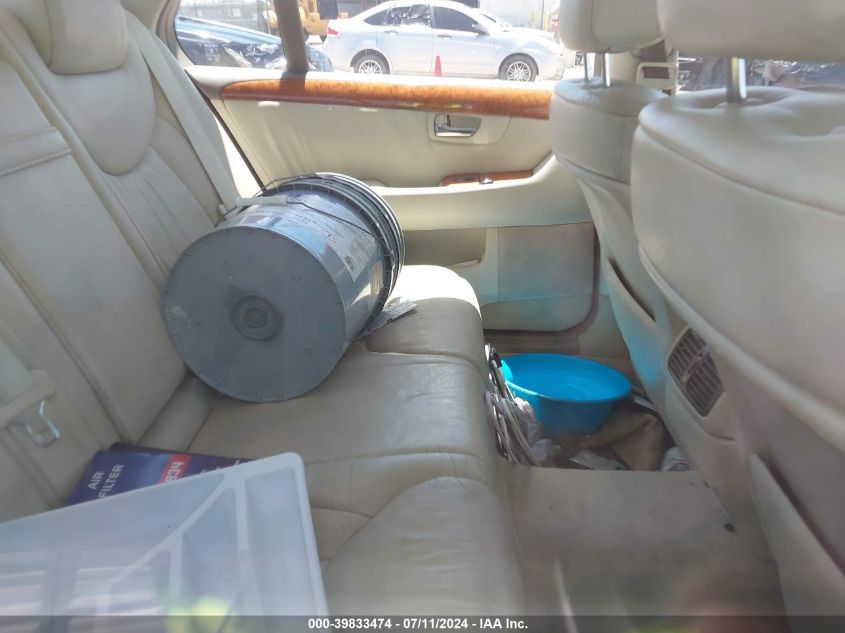 2001 Lexus Ls 430 VIN: JTHBN30F010024606 Lot: 39833474