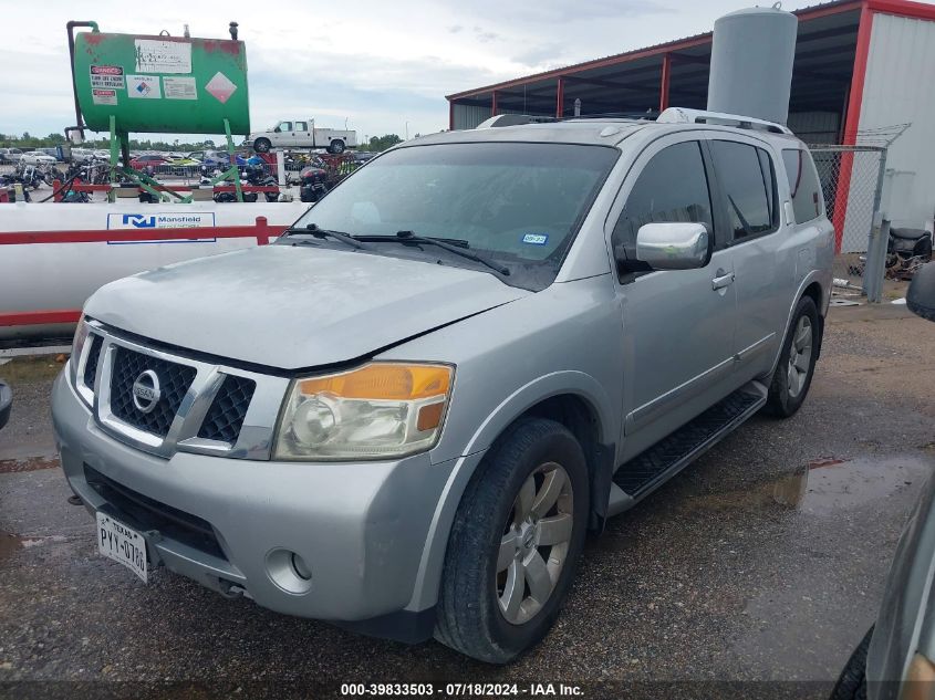 2010 Nissan Armada Titanium VIN: 5N1BA0NDXAN612577 Lot: 39833503