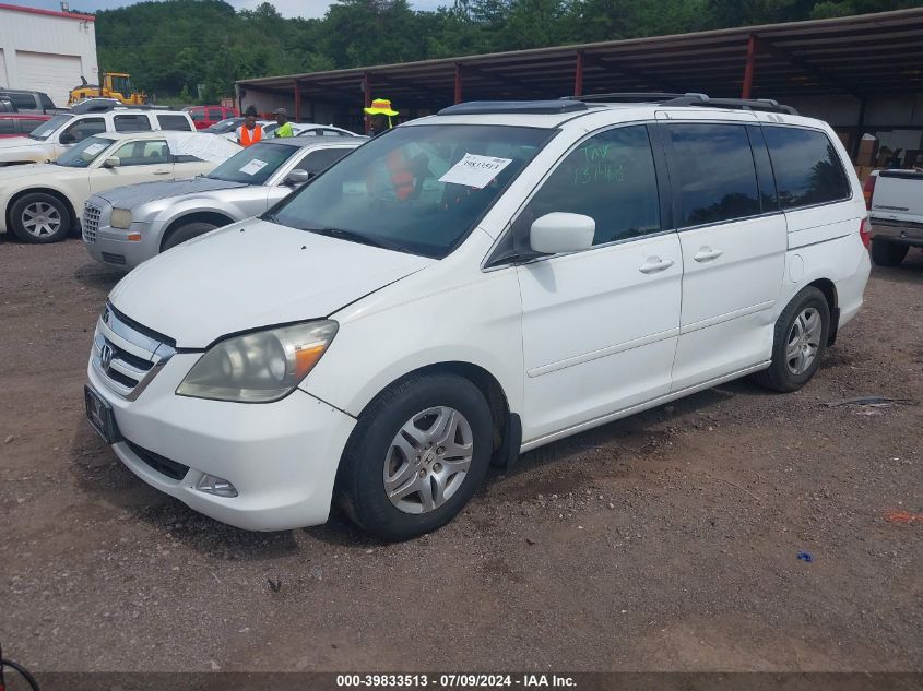 2007 Honda Odyssey Ex-L VIN: 5FNRL38727B137468 Lot: 39833513