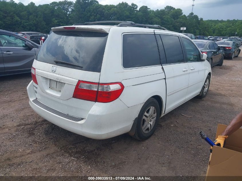 2007 Honda Odyssey Ex-L VIN: 5FNRL38727B137468 Lot: 39833513