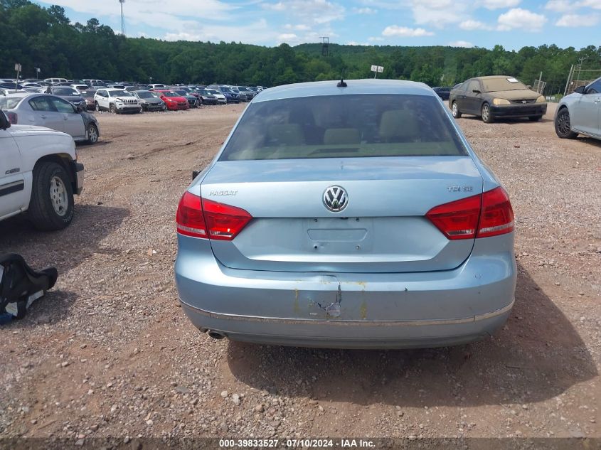 2013 Volkswagen Passat 2.0L Tdi Se VIN: 1VWBN7A31DC044957 Lot: 39833527