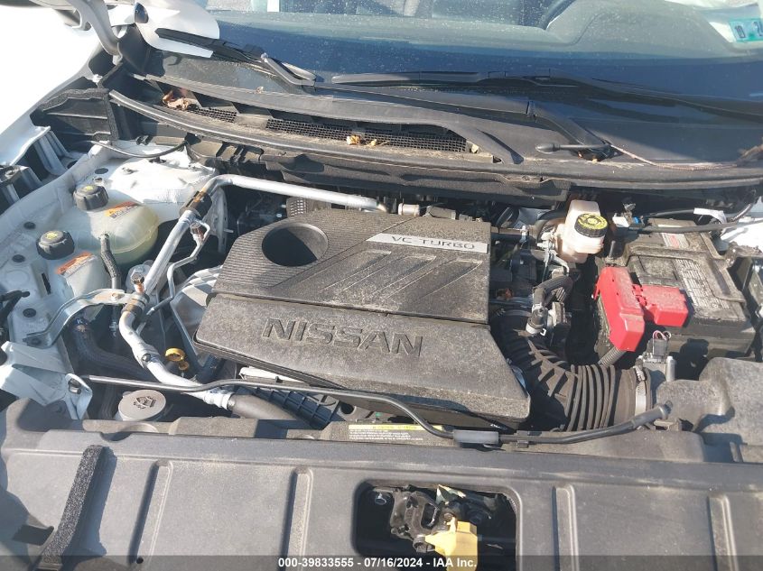 2022 Nissan Rogue S Intelligent Awd VIN: 5N1BT3AB3NC727961 Lot: 39833555