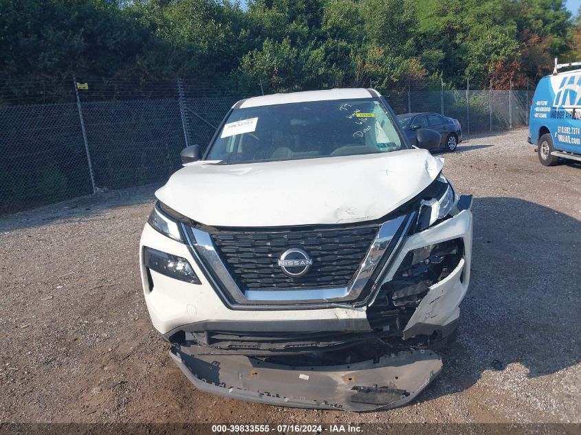2022 Nissan Rogue S Intelligent Awd VIN: 5N1BT3AB3NC727961 Lot: 39833555
