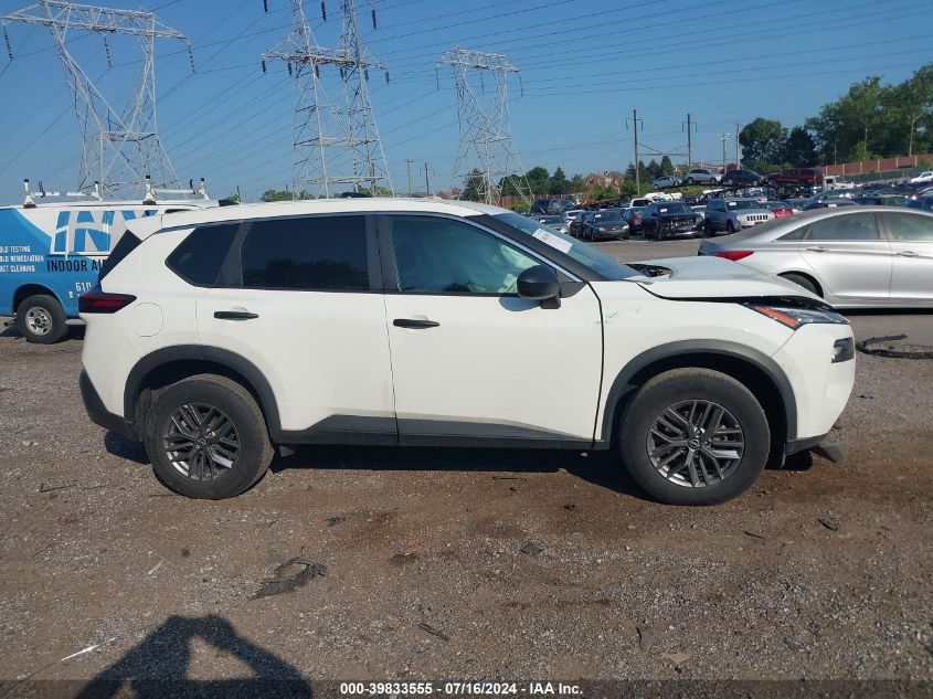 2022 Nissan Rogue S Intelligent Awd VIN: 5N1BT3AB3NC727961 Lot: 39833555